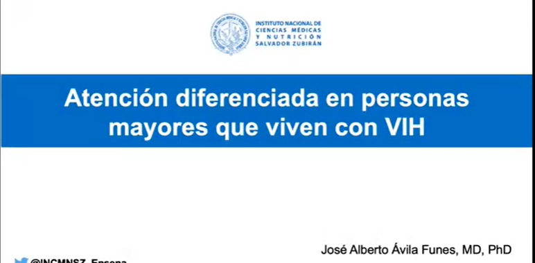 Atención diferenciada en personas adultas mayores que viven con VIH